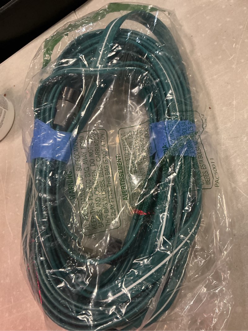 Condition photo showing Good Condition for linex sprinkler soaker hose 50 ft 2 pack for garden lawn watering hose with hose stakes 100ft(50ft*2)