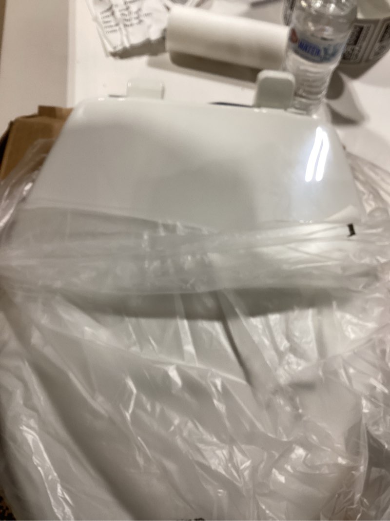 Condition photo showing Good Condition for little2big toilet seat with built-in toddler potty training seat, slow close, easy to install, made in usa, elongated, white