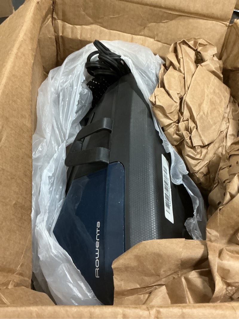 Condition photo showing Good Condition for Rowenta Steam Station, Stainless Steel Soleplate, Professional Iron Steamer for Clothes, 1.1L Removable Tank, Fast Heat Up, 1800 Watts, Blue Clothes Iron, DG8624 XL Steaming Sessions - High Pressure Steam