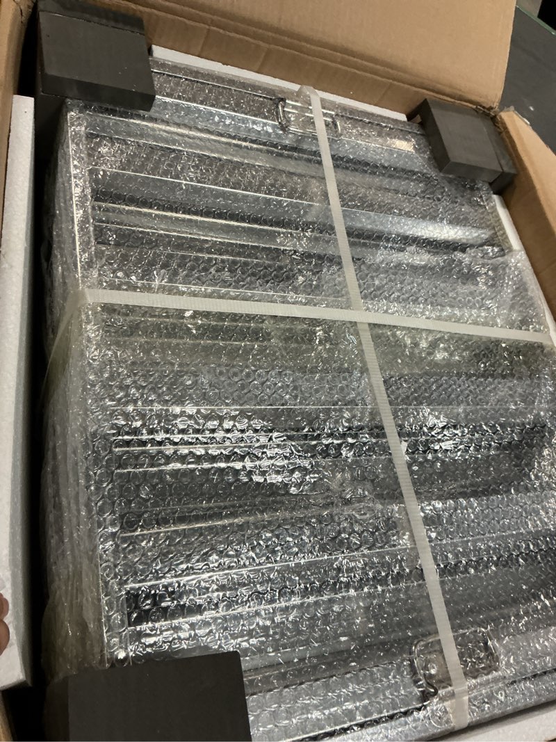 Condition photo showing New/Like New for Garvee Hood Filters 19.5W x 24.5H Inch 430 Stainless Steel Commercial Kitchen Range Hood Baffle Grease Filter 5 Pack