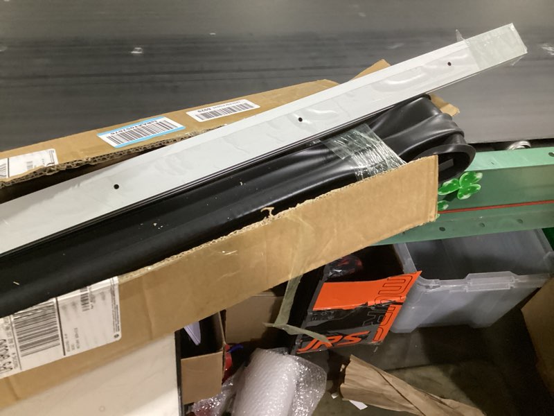 Condition photo showing Good Condition for jin&bao garage door bottom seal with pre-drilled aluminum track retainer base kit, heavy duty u+o ring combination weather stripping seals (10ft) 10 feet
