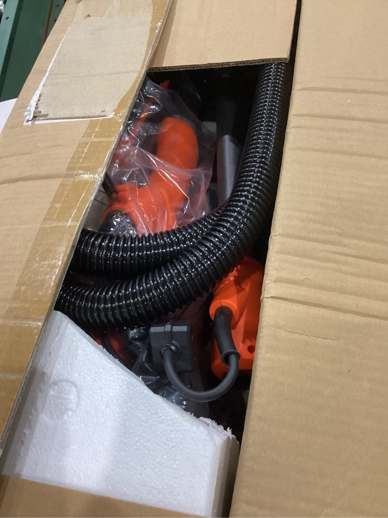 Condition photo showing Good Condition for drywall sander, 1000w popcorn ceiling removal tool, automatic drywall sander with vacuum dust collection, led light, 6 variable speed 800-2200rpm, foldable & extendable handle,15pcs sanding discs
