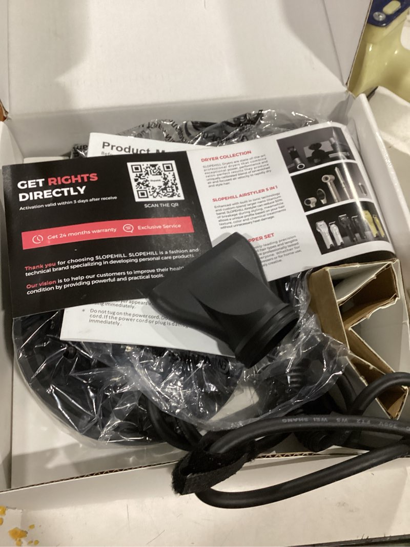 Condition photo showing Good Condition for slopehill hair dryer with unique brushless motor | intelligent fault diagnosis | innovative microfilter | oxy active technology | led display (grey)