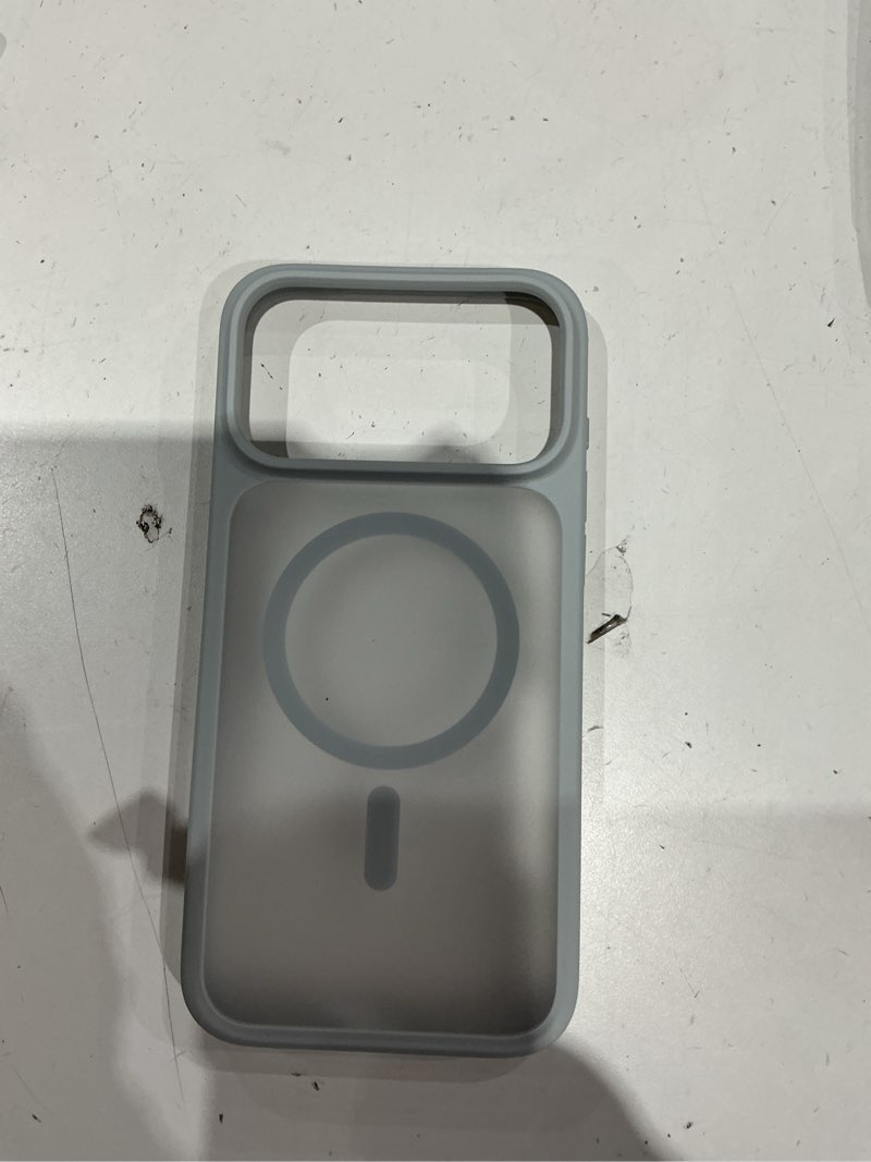 Condition photo showing Good Condition for torras stronger magnetic & shockproof for iphone 17 pro max case, fit for magsafe, military grade drop protection, camera control, diy button, slim for iphone 17 pro max case translucent silver