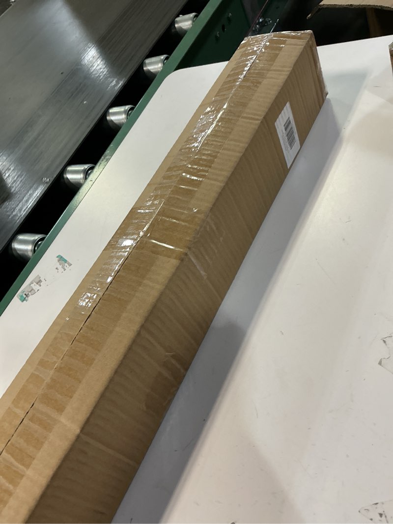 Condition photo showing New/Like New for LazBlinds No Tools No Drill Cordless Roman Shades for Windows, Blackout Thermal Insulated UV Blocking Window Blinds, Lightweight Fabric Blinds for Indoor Windows, 27\" W x 60\" H, Blackout - White White 27\" W x 60\" 