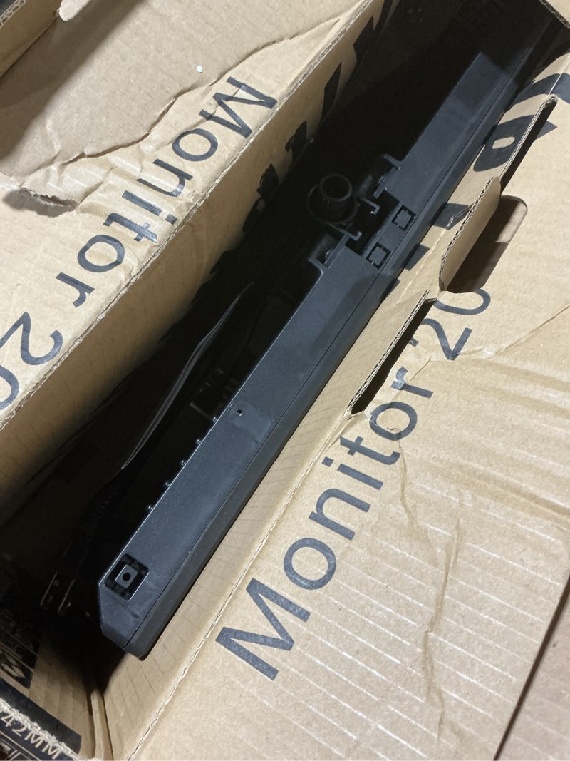 Condition photo showing As Is for skitphrati 20" pc monitor 1600x900 75hz 5ms hdmi monitor led viewing angle 95° (horizontal) with hdmi vga input, 76% srgb, vesa wall mount, tn panel, black