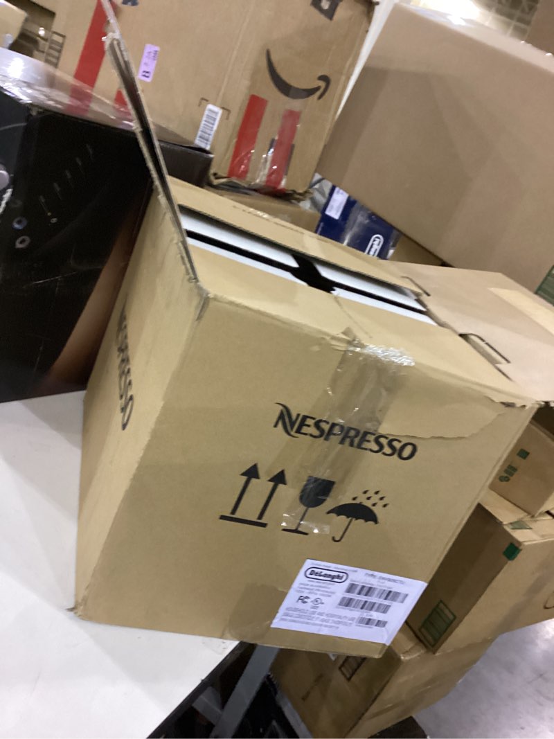 Condition photo showing As Is for Nespresso Vertuo Pop+ Coffee and Espresso Machine by De'Longhi with Aeroccino Milk Frother, Pacific Blue Machine + Frother Pacific Blue