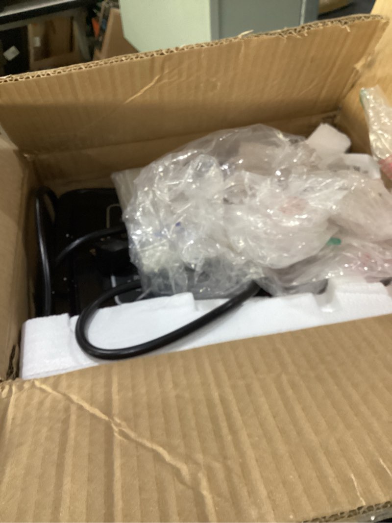 Condition photo showing Good Condition for specilite ice makers countertop, compact counter machine, self cleaning, 26l/24h, 9 ice cubes s/l pellet in 6-8 mins, portable icemaker with pouch/bag/scoop/basket for home kitchen office bar (black)