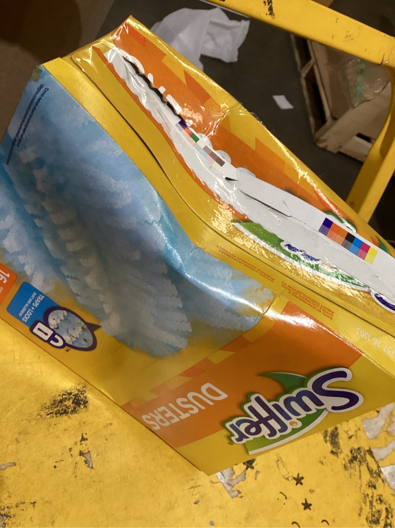 Condition photo showing As Is for heavy duty duster refills for swiffer duster, 20 count duster refills with 1 handle, multisurface 360° dusters with 4x microfibers, unscented disposable dusters for cleaning blue 20 refills + 1 handle