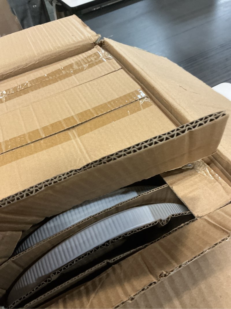 Condition photo showing Good Condition for gibson home lindendale 16 piece porcelain ceramic plates and bowls dishes scratch and chip resistant service for 4 dinnerware set - white lindendale white service for 4 (16pcs)