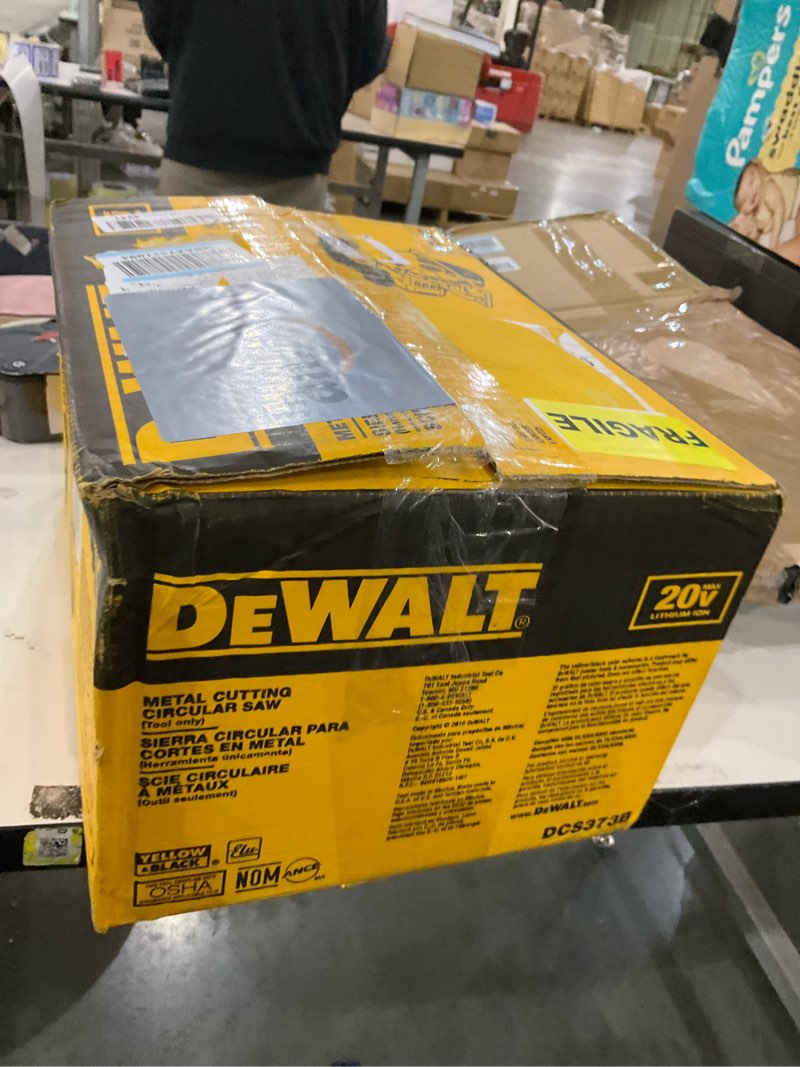 dewalt dcs373b 20v max lithium ion metal cutting circular saw (tool only) 20v max tool only
