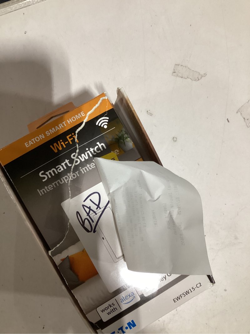 Condition photo showing Good Condition for Eaton Wi-Fi Smart Single-pole/3-way Smart Compatible LED Decorator Master Dimmer