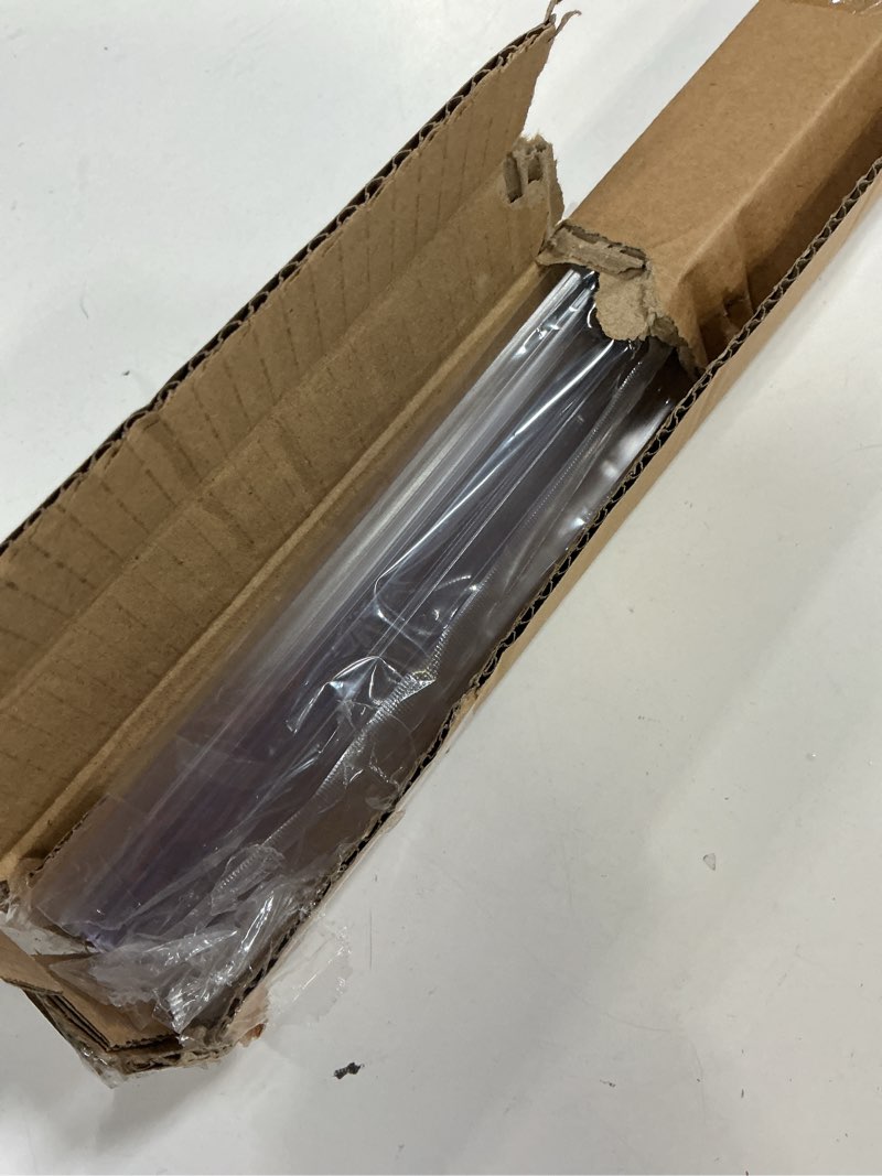 Condition photo showing Good Condition for 2 pcs glass shower door seal strip with drip rail for 3/8"(10mm) glass, length 27.5"/0.7m, frameless glassdoor sweep stop shower leaking