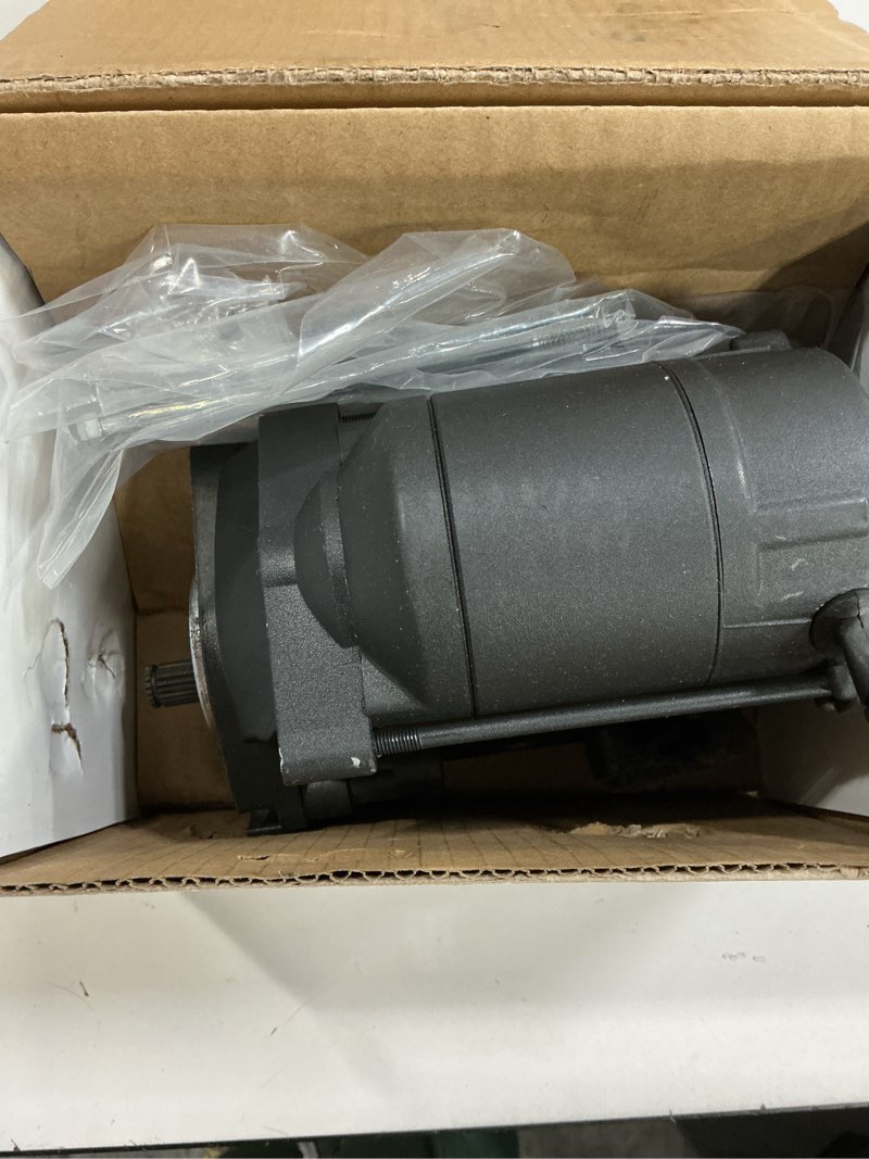 Condition photo showing As Is for Harley Davidson Starter New Compatible with 1986-1993Harley Davidson FLHS Electra Glide FLHTC Classic 3155289, 3155289A, 3155289B, 3157089, 3157089A, SHD0005, 41052170,17629BN,Black
