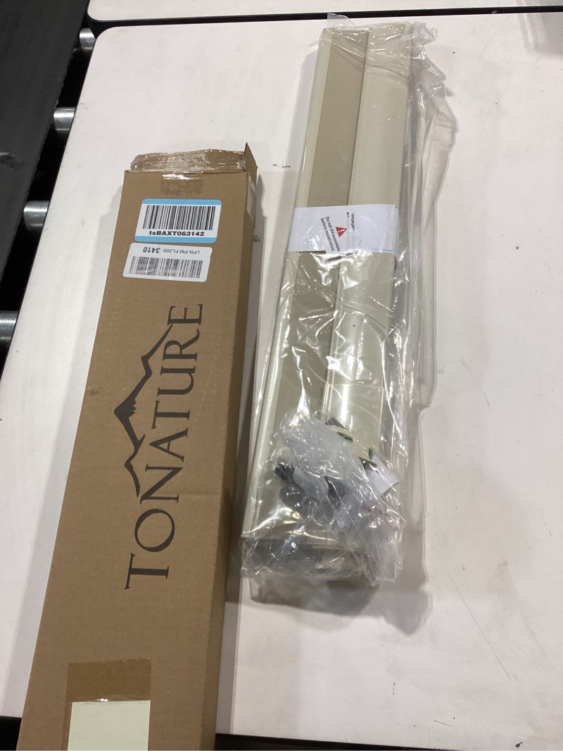 Condition photo showing Good Condition for no drill cellular shades for indoor windows, thermal insulating & noise reducing honeycomb blinds, free stop cordless light filtering shades, beige,23" w x 64" h 23"w x 64"h beige(light filtering)