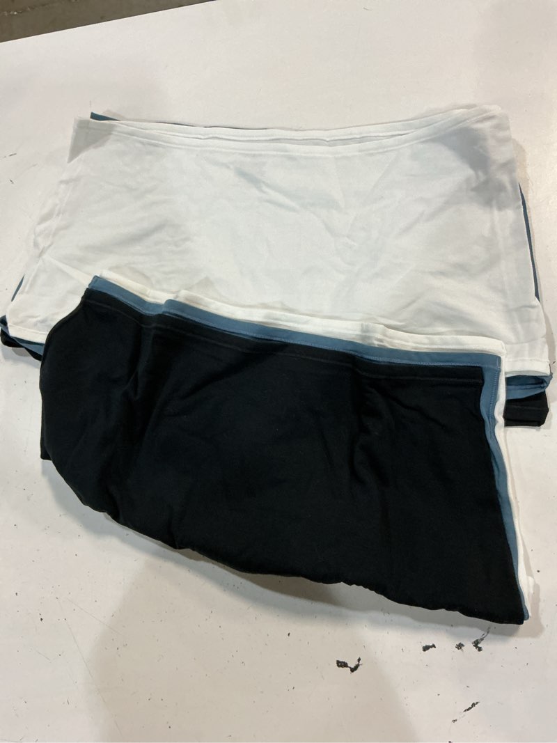 Condition photo showing Good Condition for organic cotton boyshort (6-pack), xl, black/soft white/ocean
