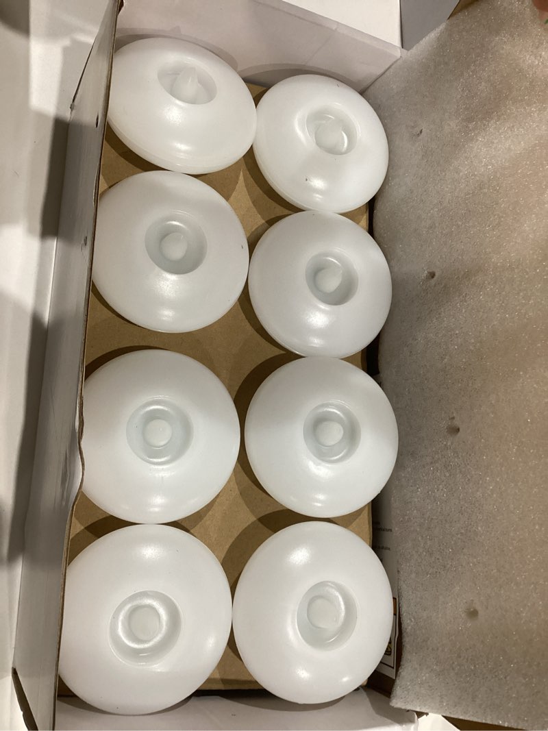 Condition photo showing Good Condition for Homemory 24 Pack 3” Flameless Led Floating Candles, 200 Hour White Battery Operate Waterproof Tealights for Cylinder Vases, Centerpieces at Wedding Decor, Party, Pool White Base 24 Pack