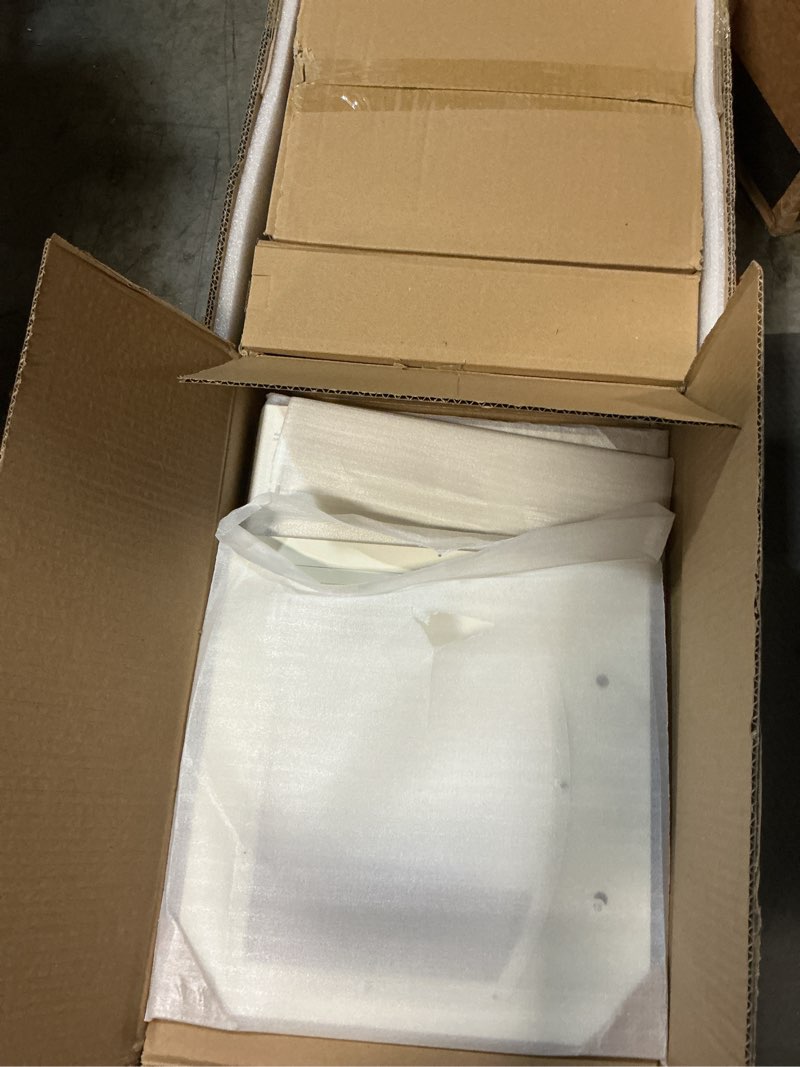 Condition photo showing New/Like New for Tiny Land Play Kitchen for Kids, Upgraded Wooden Kitchen Toy with Complete Play Areas, Pretend Cooking Set with Sink, Stove, Microwave, Toy Coffee Station & Storage for Kids Ages 3+ White