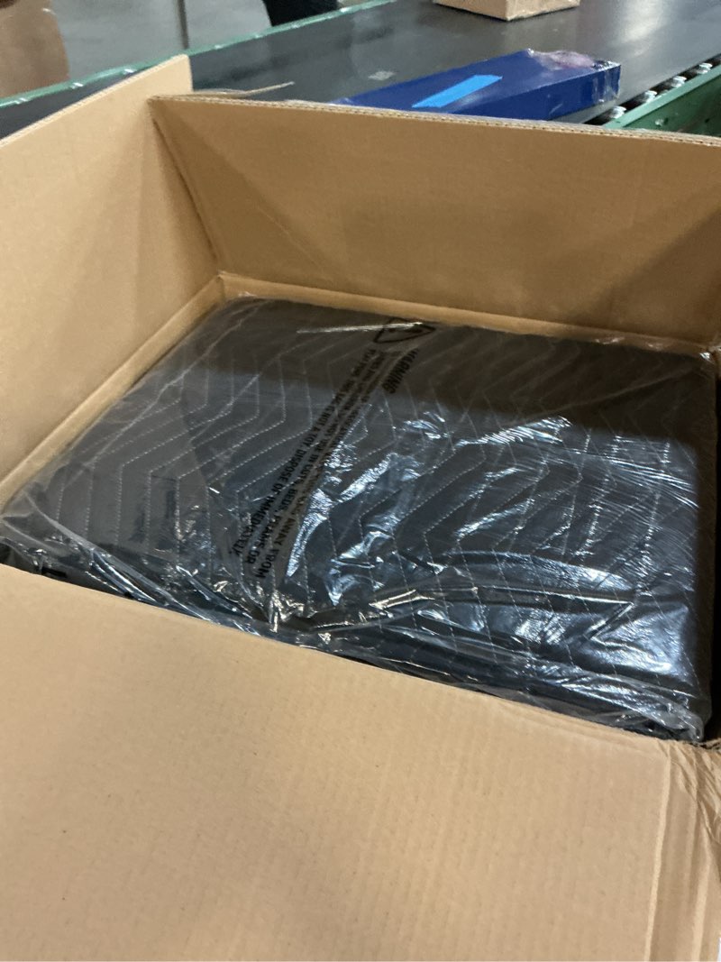 Condition photo showing New/Like New for 2 Pcs Large Sound Dampening Blanket 48" x 80", 850GSM Acoustic Blanket with Grommets,Heavy Duty Studio Sound Absorption Blankets,Acoustic Blanket Noise Reduce for Room,Light Blocker,Moving Blankets 48 x 80 inch