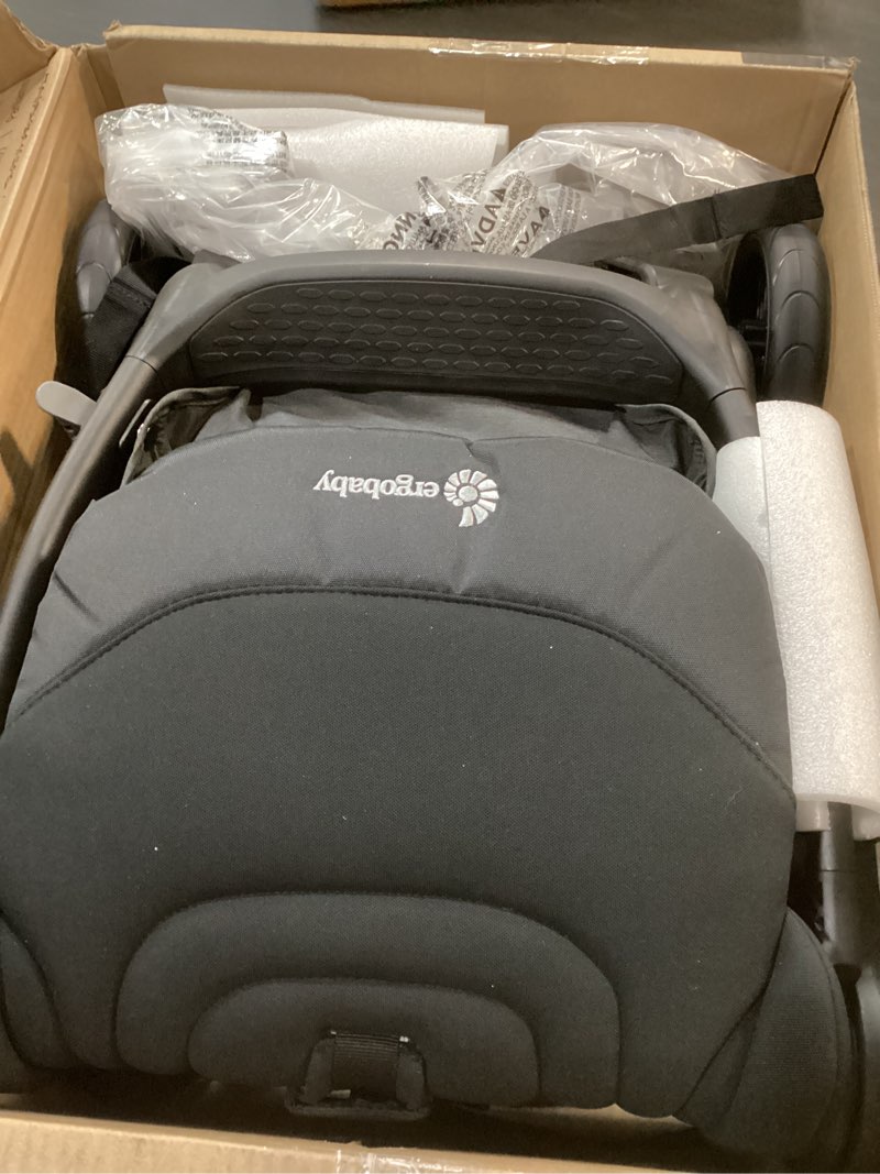 Condition photo showing Good Condition for Ergobaby Metro+ Compact Baby Stroller, Lightweight Umbrella Stroller Folds Down for Overhead Airplane Storage (Carries up to 50 lbs), Car Seat Compatible, Black Black Metro+