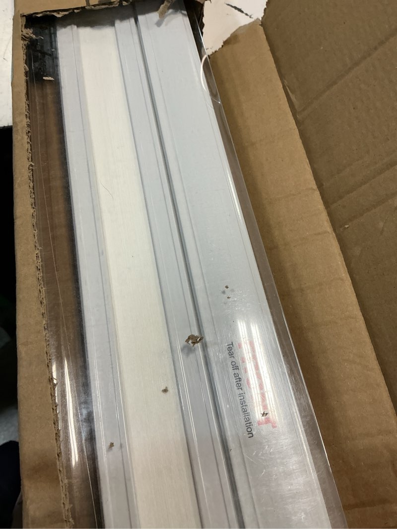 Condition photo showing New/Like New for allesin top down bottom up cellular shades,blackout blinds noise reduction, cordless cellular shades room darkening honeycomb blinds, light filtering (white,33"x64") white-light filtering 33"w x 64"h