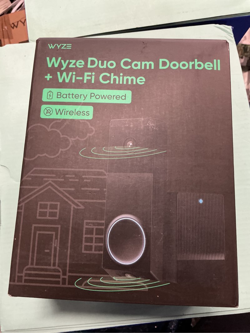 Condition photo showing Good Condition for wyze duo cam battery doorbell battery 2k doorbell with dual cameras