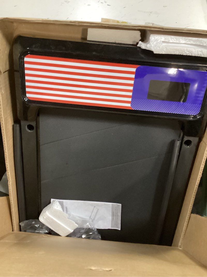 Condition photo showing Good Condition for Walking Pad Treadmill with Handle Bar, 2.5 HP Portable Compact Under Desk Treadmills, 5.0 Speed Walking Pad with App, Small Folding Treadmill for Home Office, LED Display Black bracket