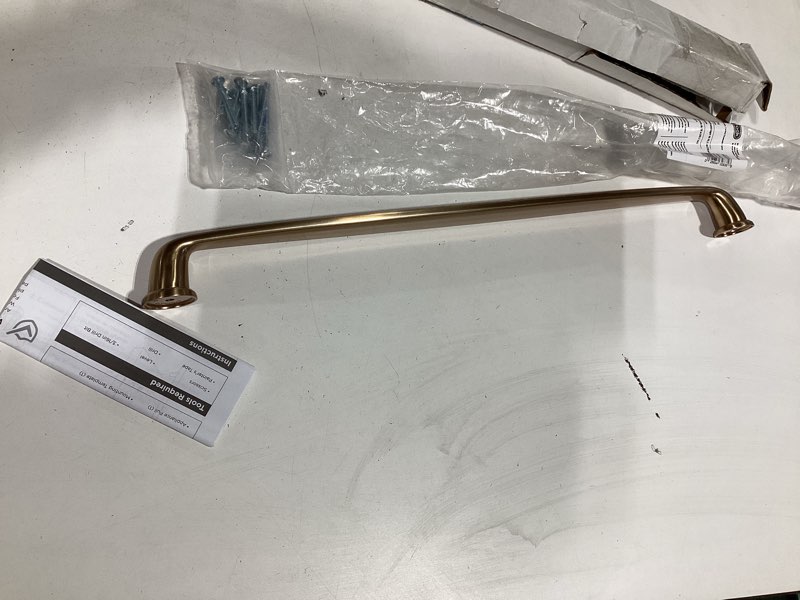 Condition photo showing Good Condition for amerock bp54036cz | champagne bronze appliance pull | 18 inch (457 mm) center-to-center cabinet handle | destine | furniture hardware 18 inch (457mm) center-to-center champagne bronze