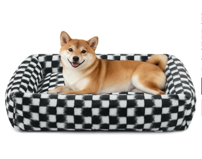 JOEJOY Large Dog Beds Large Sized Dog, Rectangle Washable Orthopedic Corduroy Fleece Pet Bed with Re