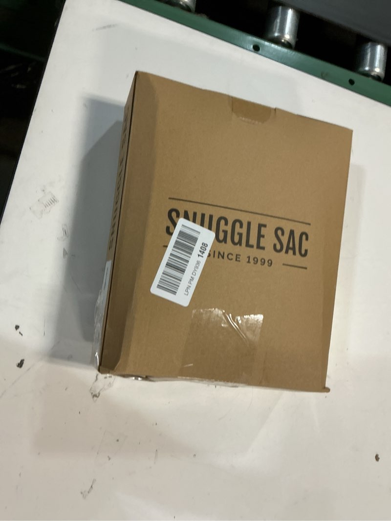 Condition photo showing New/Like New for Snuggle Sac Buttery Ivory Throw Blanket for Couch, Reversible Super Soft Knitted Blankets, Warm Cozy Knit Fuzzy Plush Lightweight Throws Dupes for Sofa, Bed, Picnic, Ivory, 50 x 60 inches Heather Ivory Throw(50"x 60")