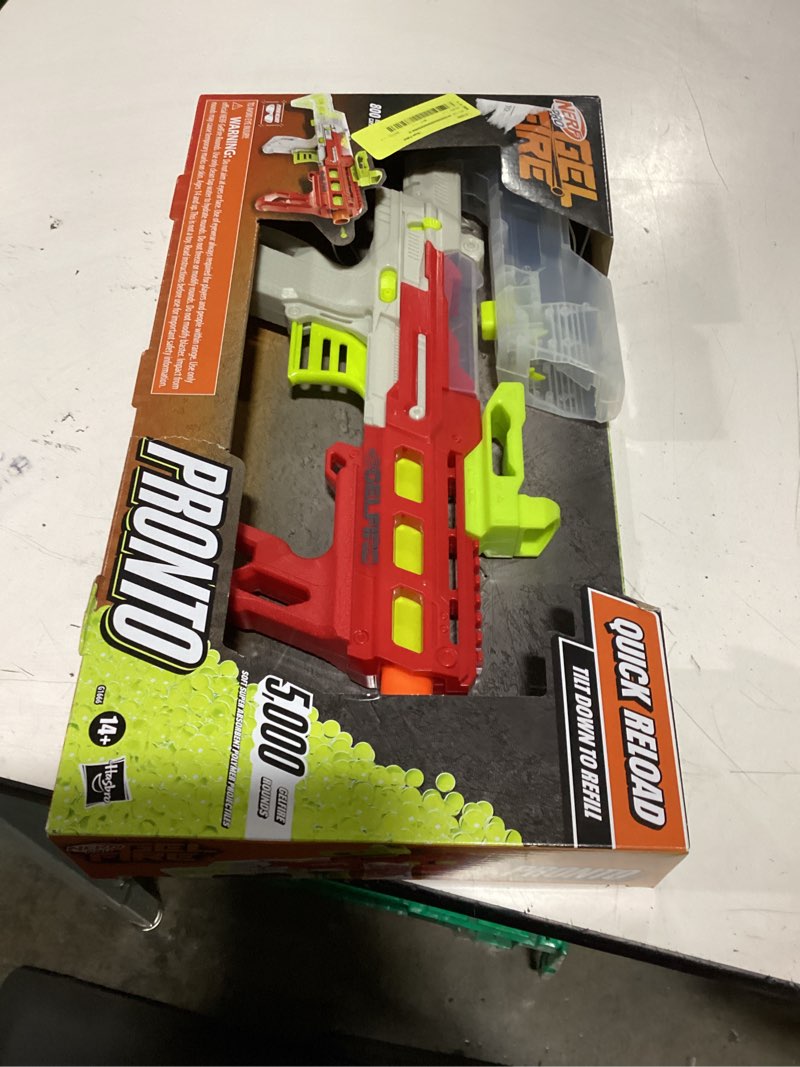 Condition photo showing New/Like New for nerf pro gelfire pronto gun