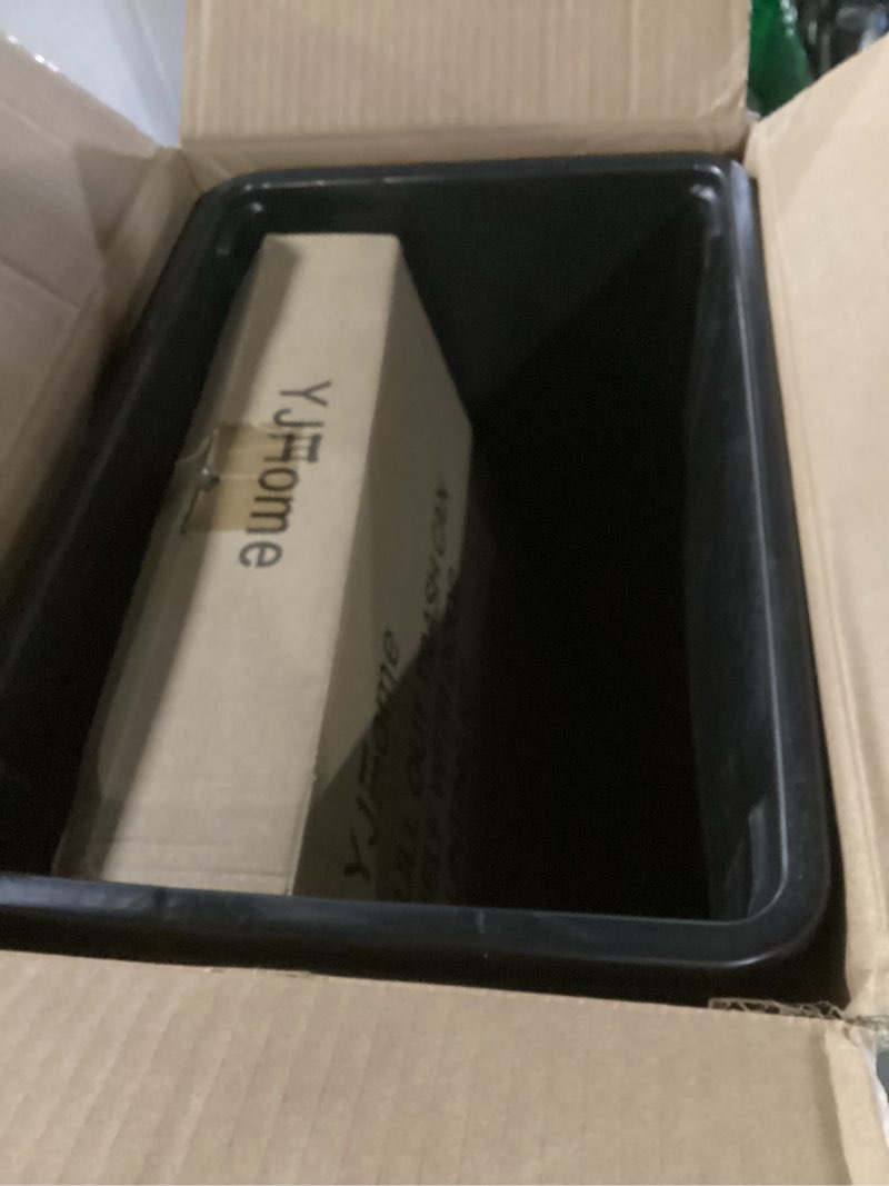 Condition photo showing As Is for Pull Out Trash Can with 40Qt 10Gal Garbage Can, Soft-Close Slides, Under Sink Trash Can Kit for Minimum 12" W Cabinet Opening