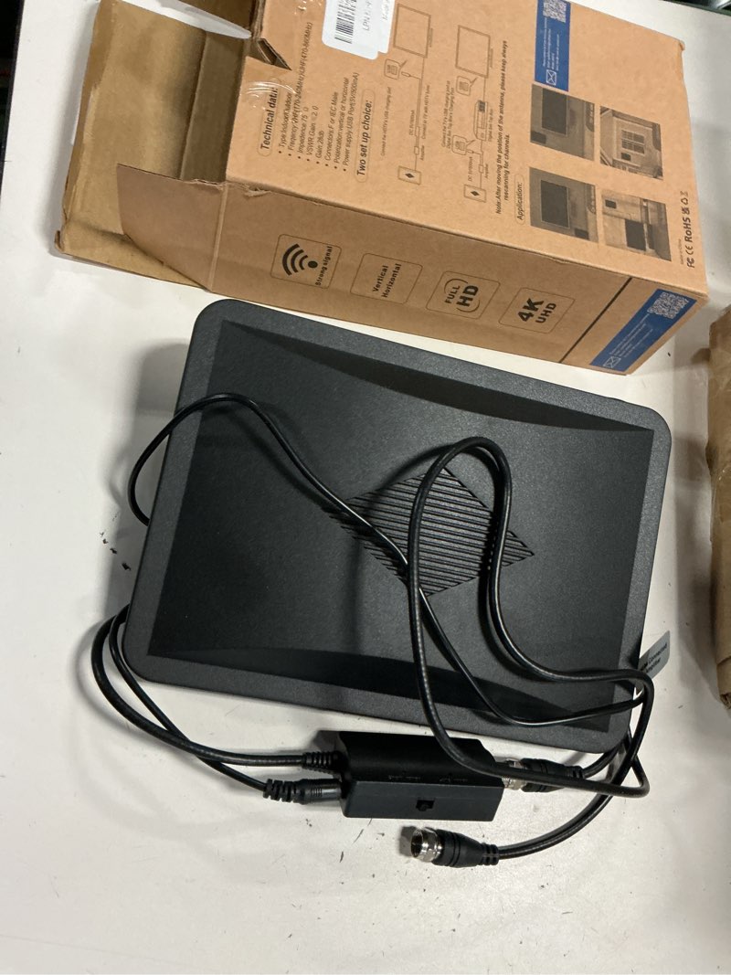 Condition photo showing Good Condition for 2026 smart tv antenna indoor, 5000+ miles range for local hd channels, hdtv digital antenna outdoor with amplified signal booster, compatible with all tvs- 38ft coaxial cable large