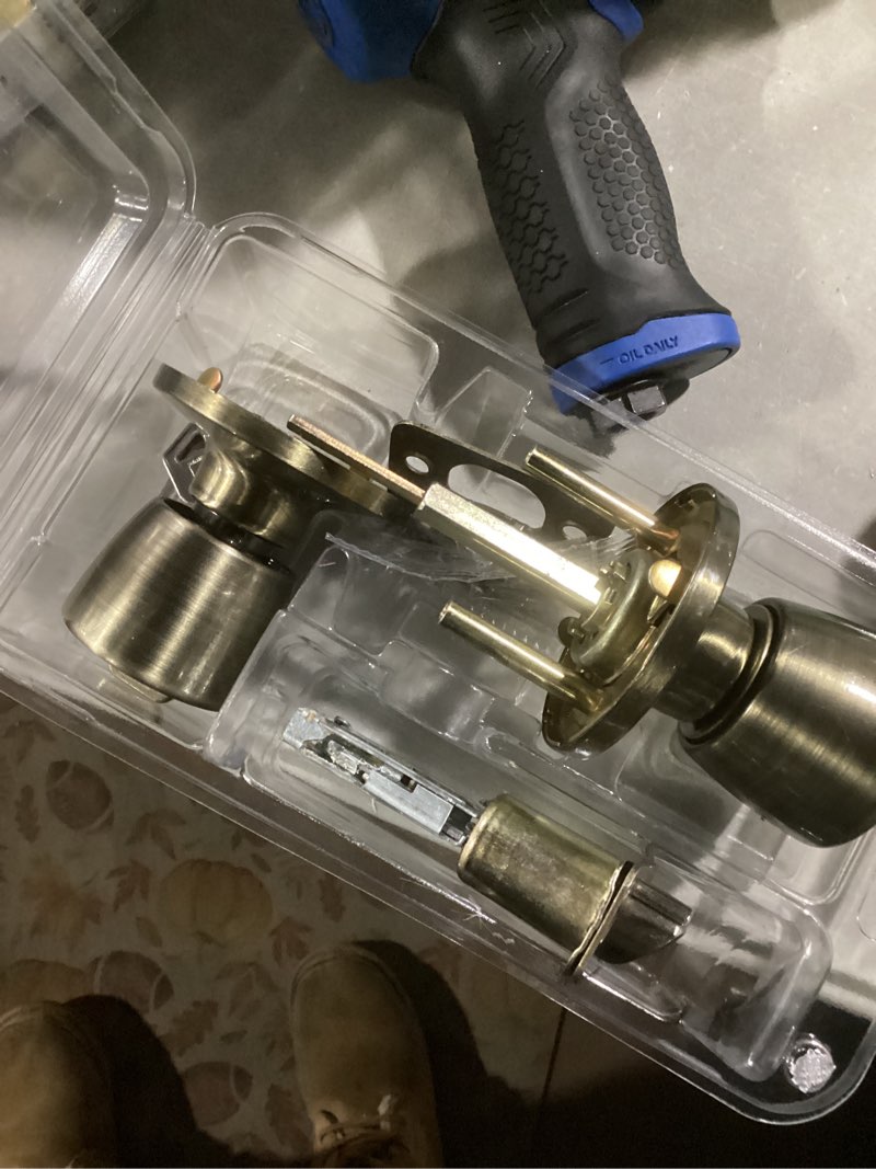 Gatehouse Gallo Antique Brass Interior Hall/Closet Passage Door Knob