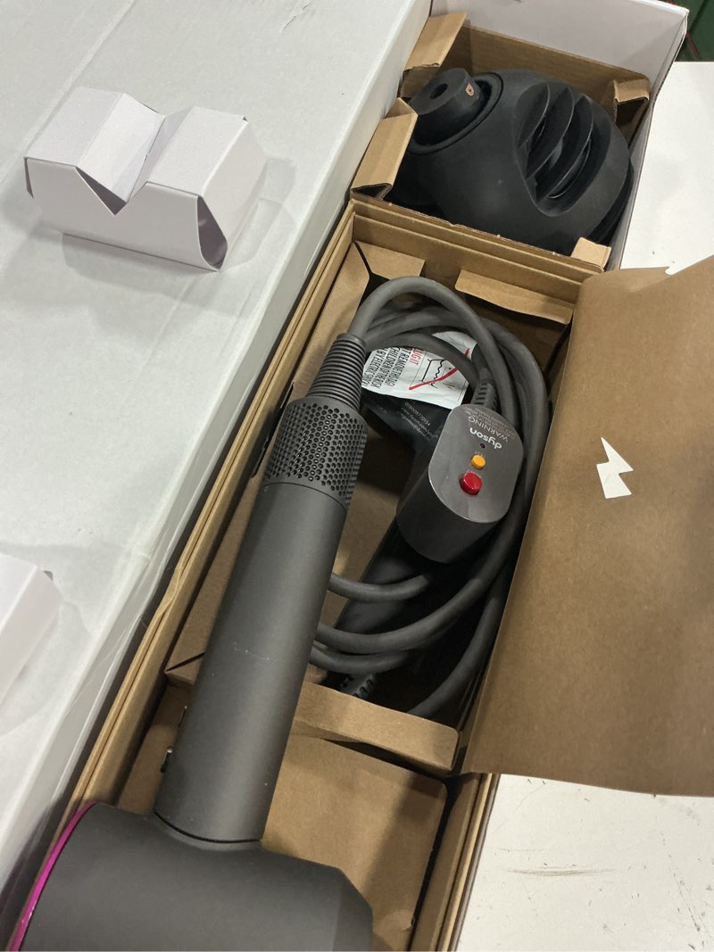 Condition photo showing As Is for super hair dryer with powerful digital motor for fast drying