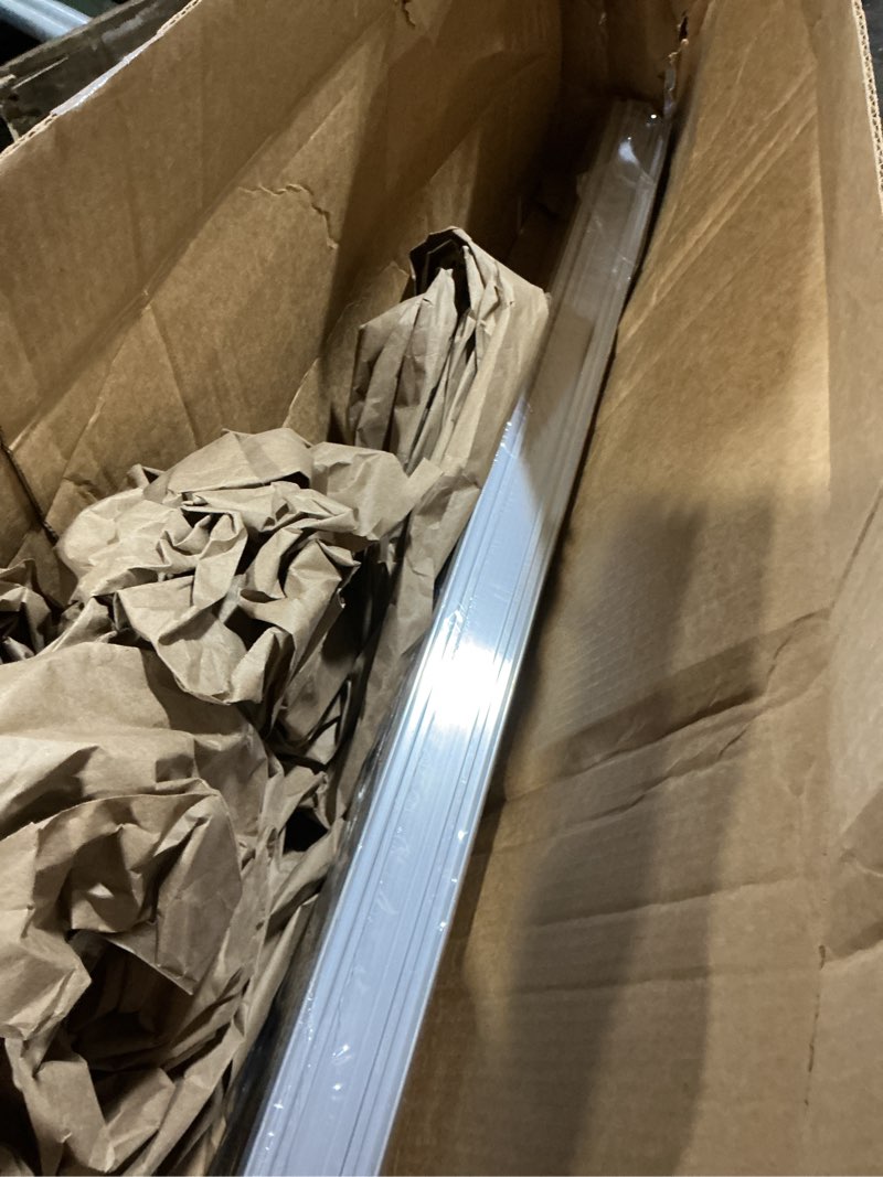 Condition photo showing Good Condition for md building u-shape screw-on under door seal with kick plate, 36in | vinyl seal strip, seals up to 3/4in gap, slotted screw holes, screws included, cuts with hacksaw
