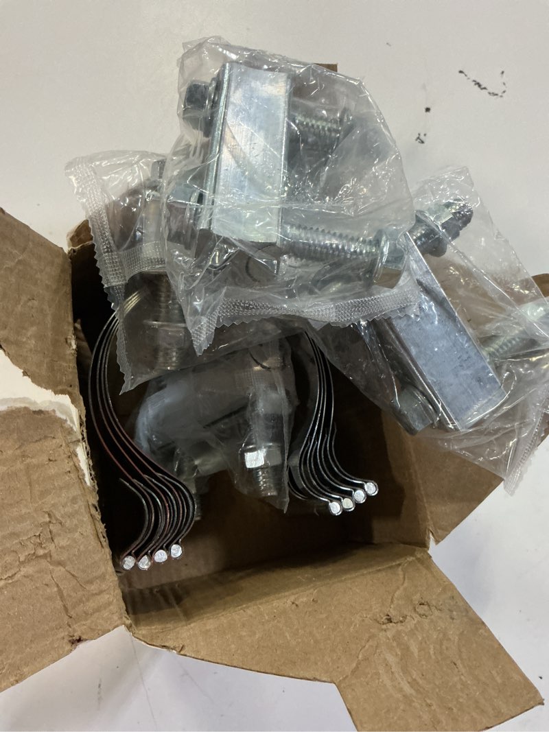 Condition photo showing Good Condition for 2.75 inch exhaust clamp,2 3/4 in butt joint exhaust muffler pipe band clamp sleeve coupler stainless steel(4pcs) 4 pcs 2.75 inch