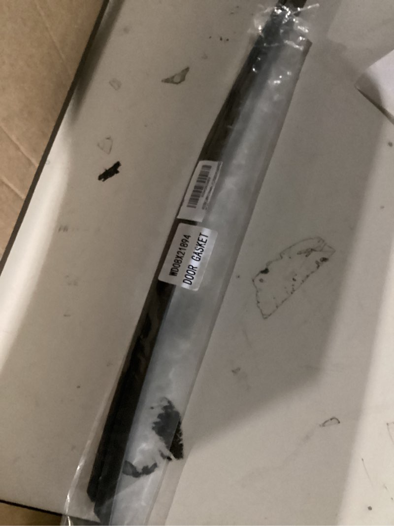 Condition photo showing Good Condition for wd08x21894 dishwasher lower door gasket seal compatible with ge and hotpoint dishwasher, replacement part wd08x10090 4164470 ap5980286 ps11700870 eap11700870 pd00037622
