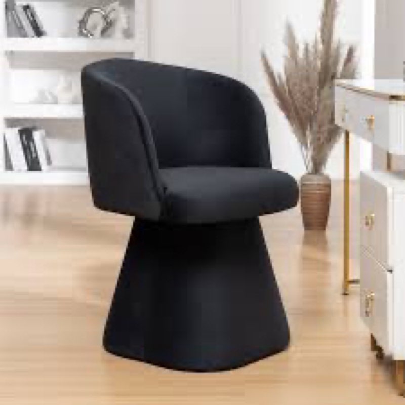Dantzler Velvet Swivel Upholstered Dining Chair
