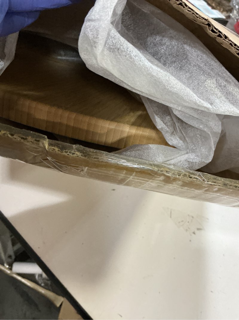 Condition photo showing Good Condition for (19.7 inches) Bamboo Large Lazy Susan for Dining Table Top with Heavy Duty Metal Rotating Hardware