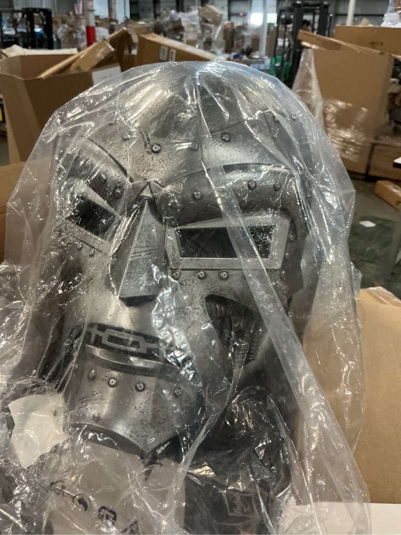 Condition photo showing Good Condition for marvel legends series doctor doom premium roleplay helmet, fantastic four comics collectible gear for adults