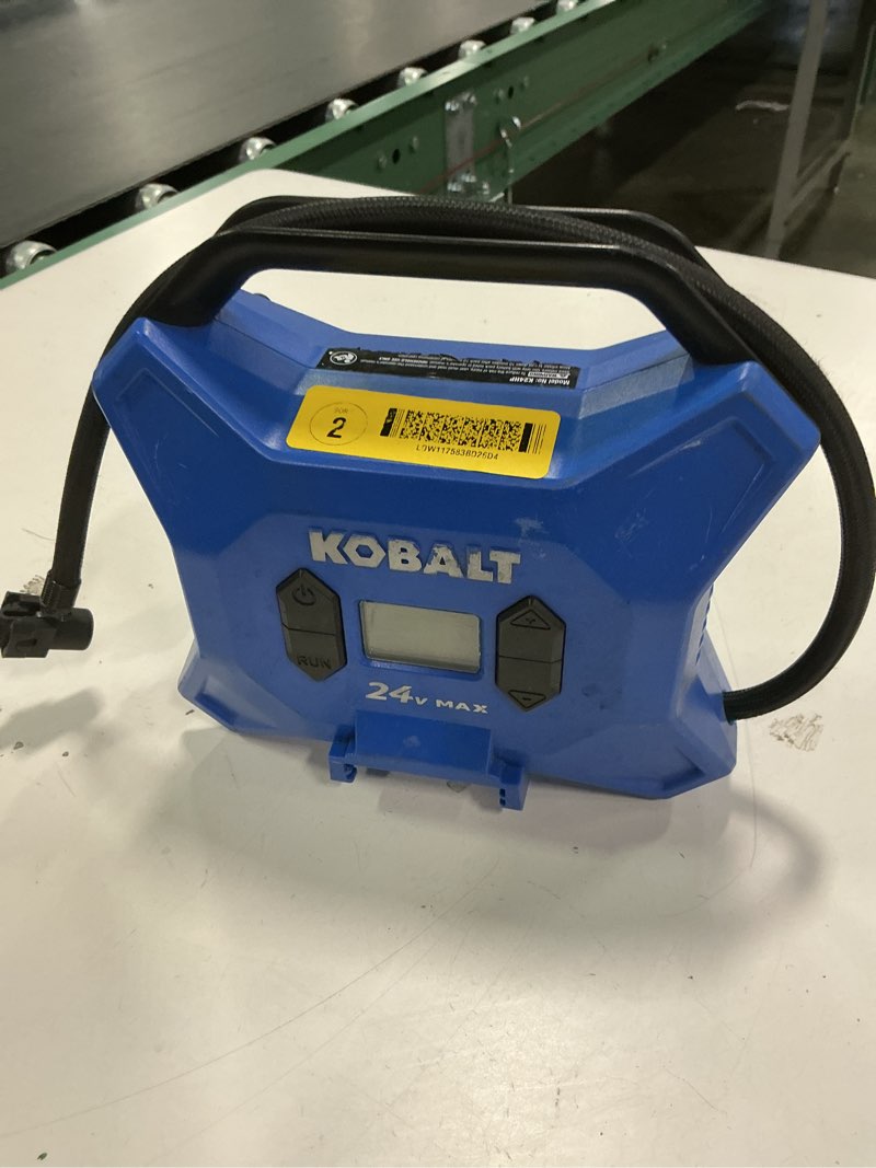 Condition photo showing As Is for Kobalt Cordless High Pressure 24-volt