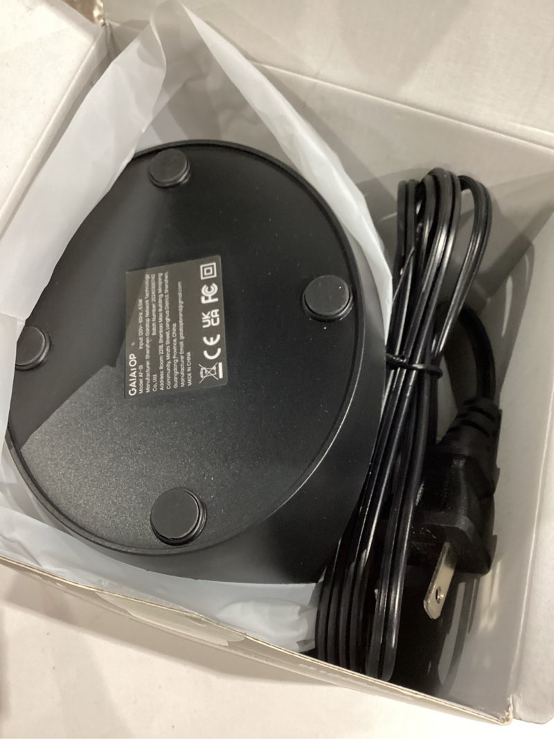 Condition photo showing Good Condition for Gaiatop Desk Fan, 5-Inch Portable Electric Table Desktop Air Circulator Fans, Small but Powerful with 3 Speed 360° Adjustable Tilt for Cooling Home Dorm Office Bedroom Bathroom Kitchen, Black