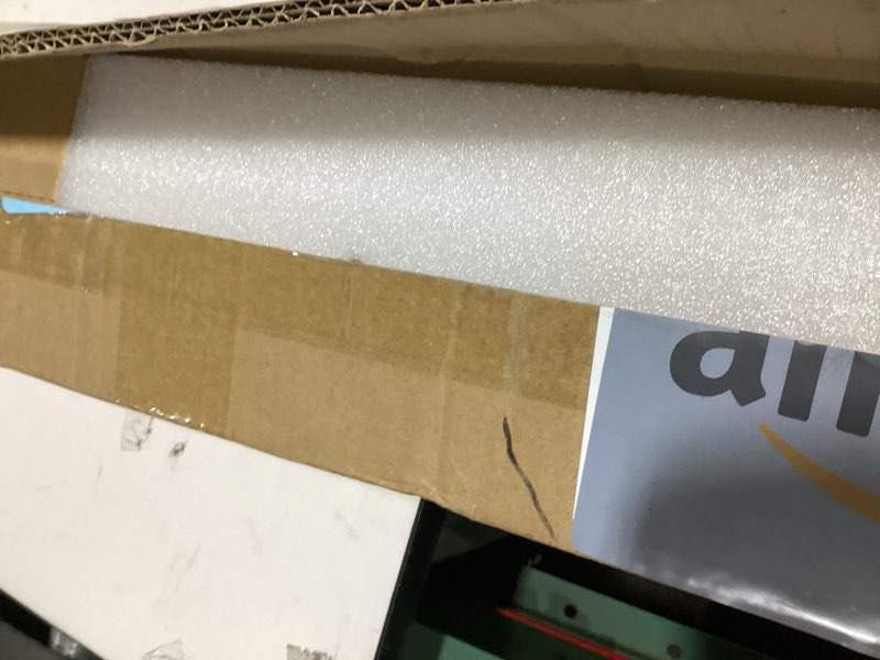 Condition photo showing As Is for 51" Wood Linear Pendant Light Wood Dining Room Light Fixture Modern Pool Table Lights Kitchen Island Lights for Dining Room Bar Kitchen Island Walnut Color Walnut 51in