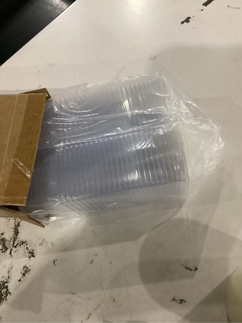 Condition photo showing New/Like New for jnnzzggu 50pcs square mini plastic dessert cups,3.5oz clear plastic parfait appetizer cup for desserts,appetizers,ice cream
