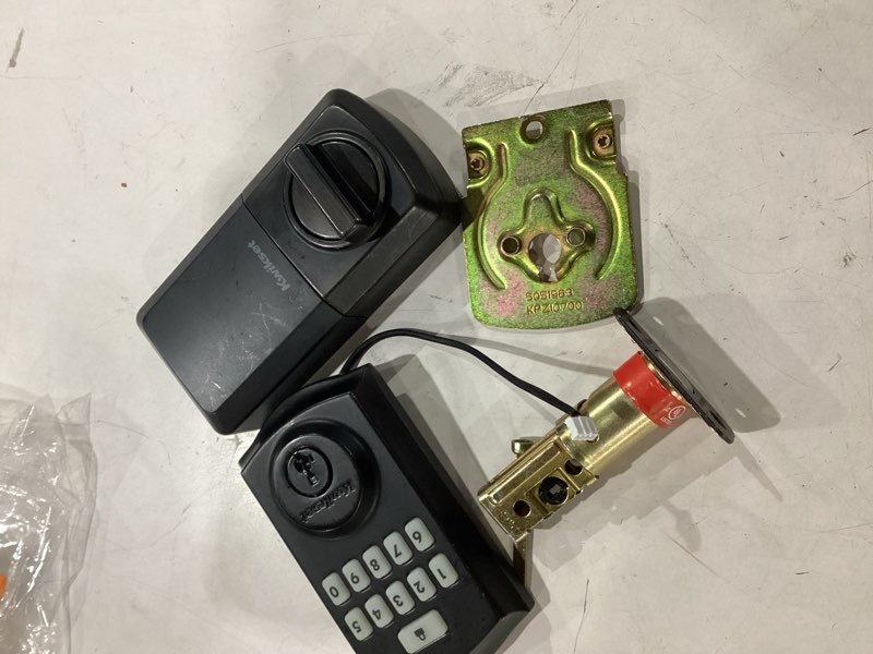 Condition photo showing As Is for *similar to stock photo* kwikset smartcode 260 keyless entry electronic keypad deadbolt door lock with auto-lock