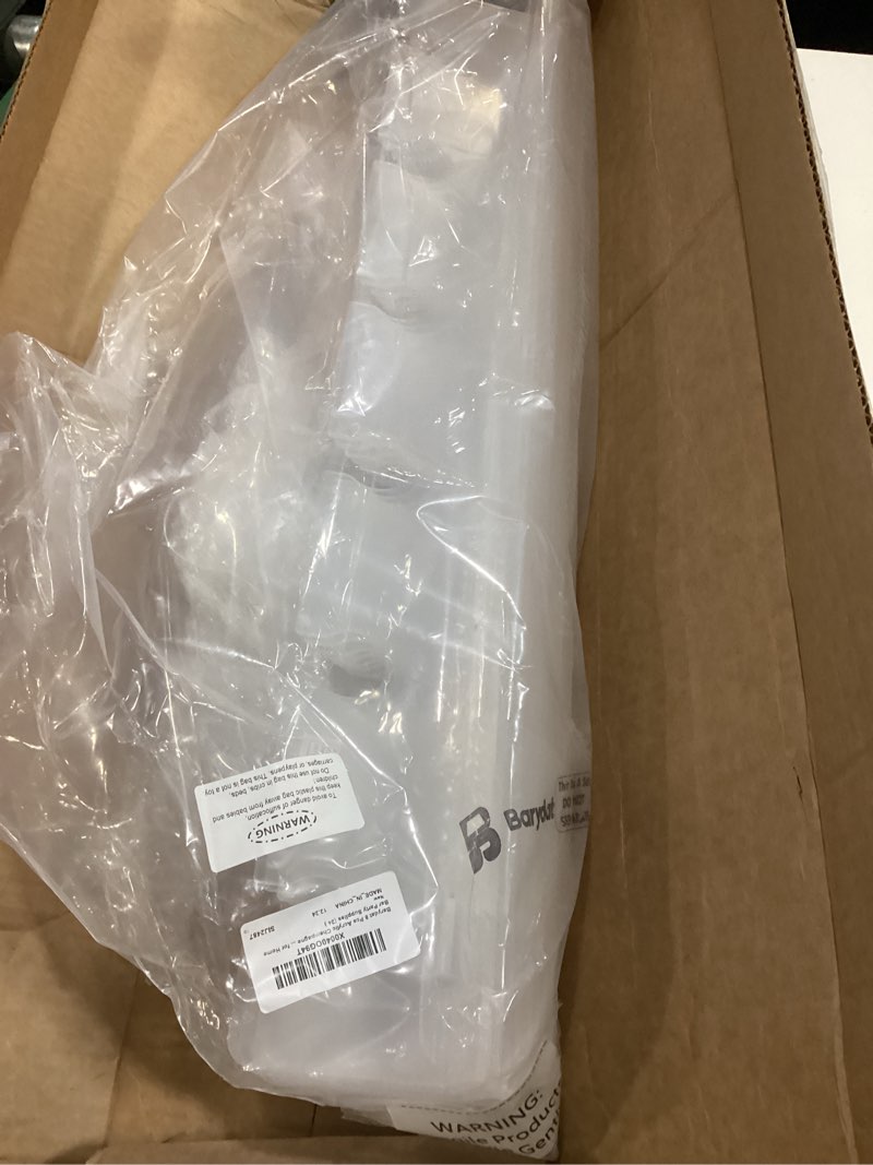 Condition photo showing Good Condition for barydat 8 pcs acrylic champagne wall holder clear wine glass rack wall mounted hanging champagne flute display stand for home bar party supplies (24") 8 24"