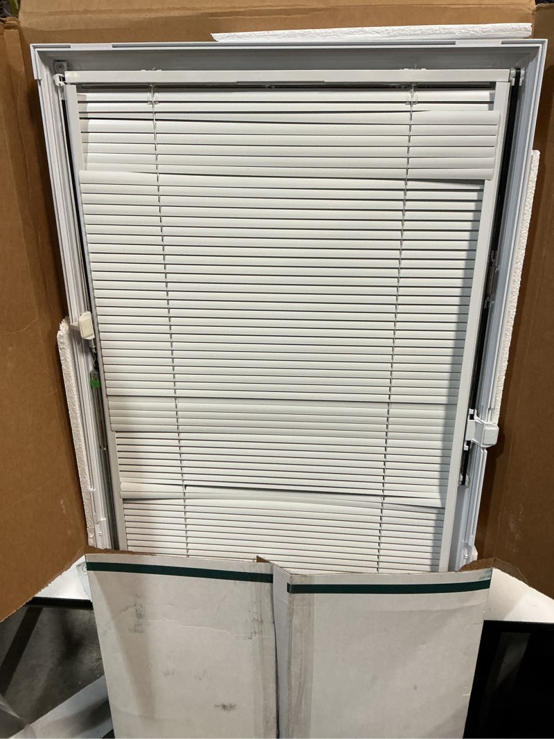 Condition photo showing New/Like New for ODL White 22 X 64-inch Add On Blind