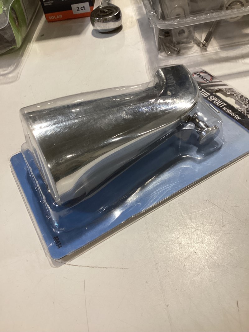 Condition photo showing Good Condition for danco chrome universal fit bathtub spout with diverter
