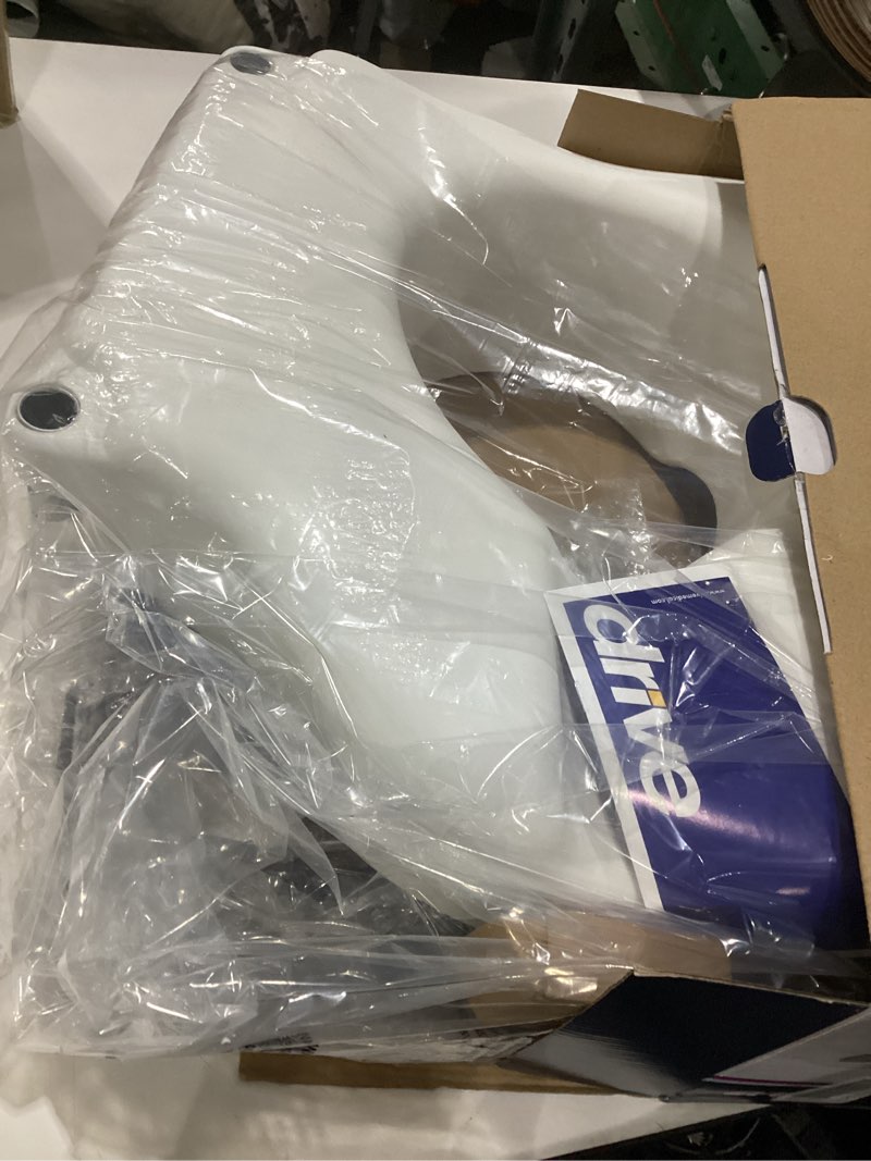 Condition photo showing Good Condition for drive medical 2-in-1 raised toilet seat with removable padded arms - elevated bathroom safety support - secure locking attachment - easy height assistance - durable construction, standard toilets